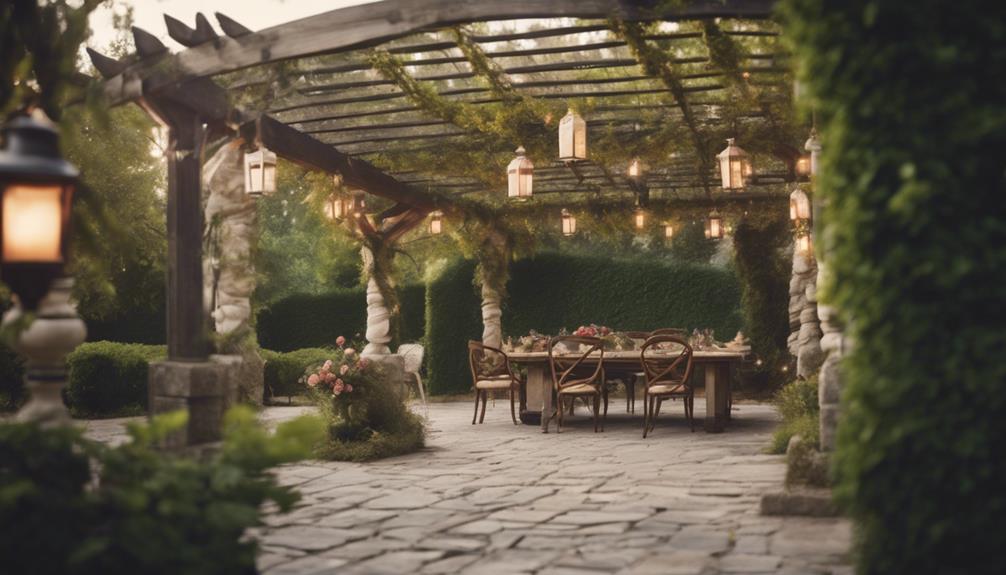 creating european inspired outdoor space