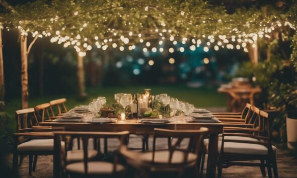 elegant outdoor dining experience