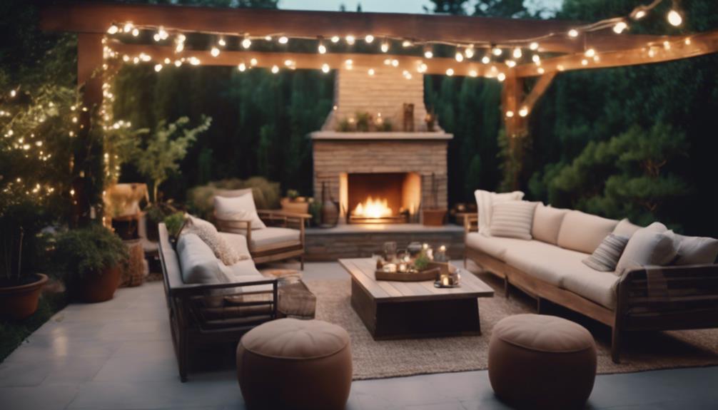 enhance outdoor living space