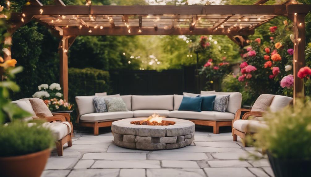 enhancing outdoor ambiance creatively