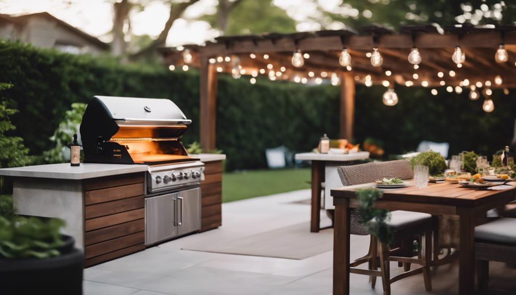 outdoor cooking and entertaining