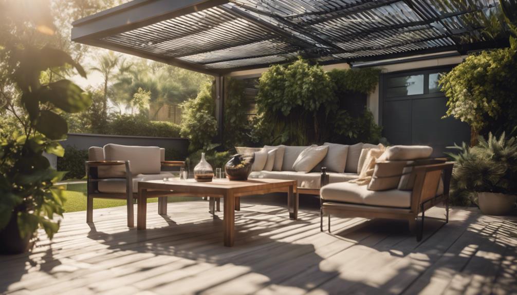 outdoor living space enhancement
