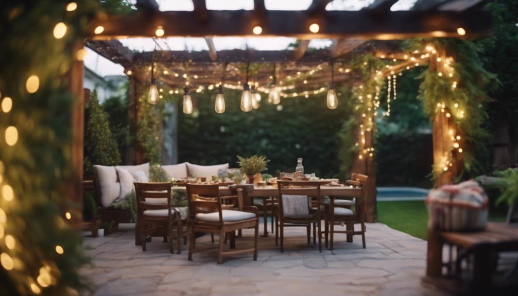 outdoor tables for dining