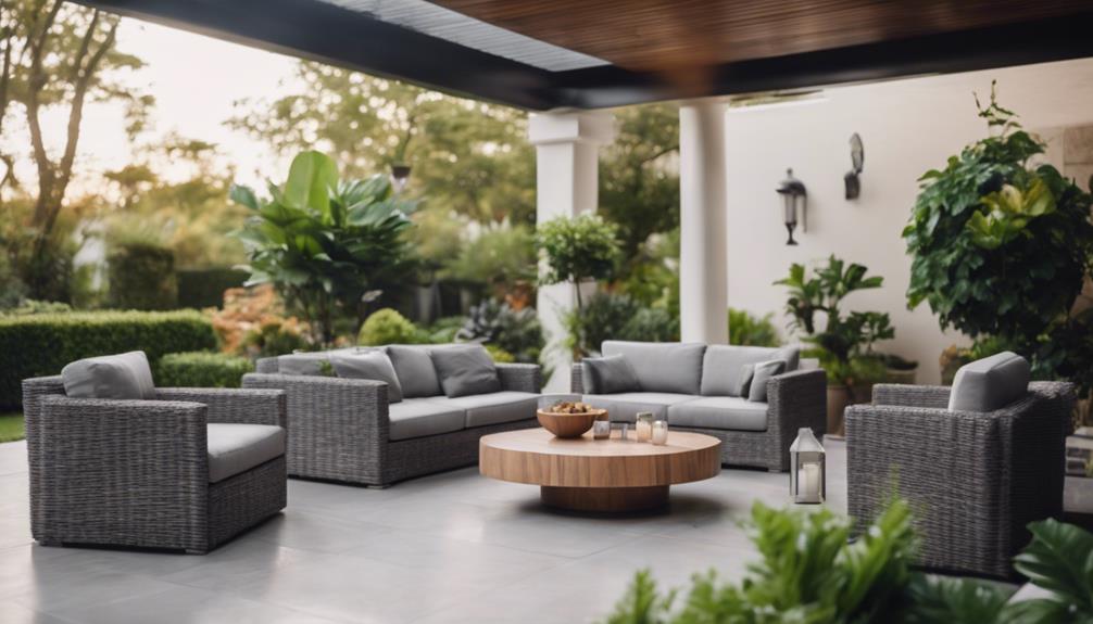 premium outdoor furniture selection