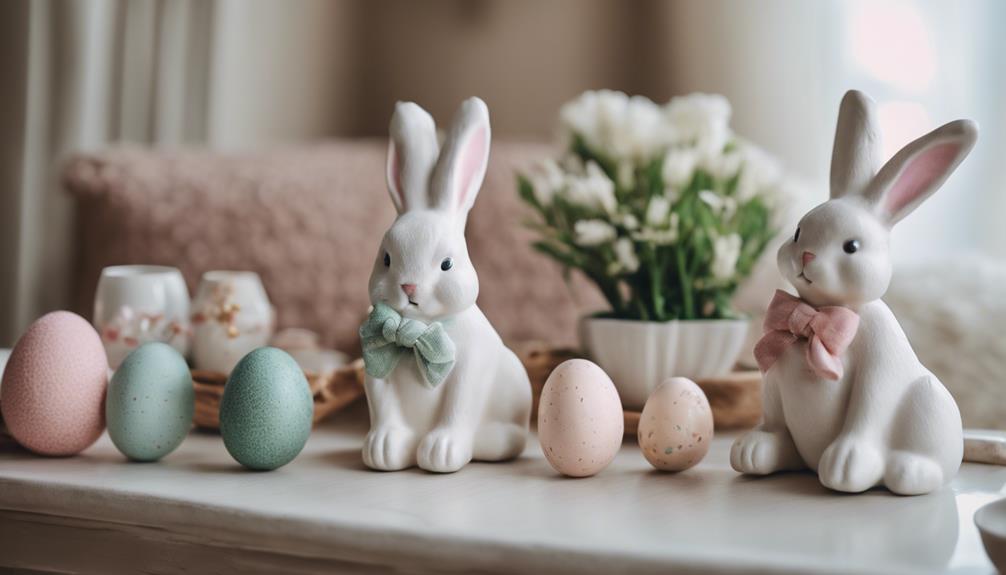 bunny themed decor and accessories