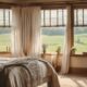 charming country bedroom treatments