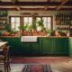 colorful country kitchen design