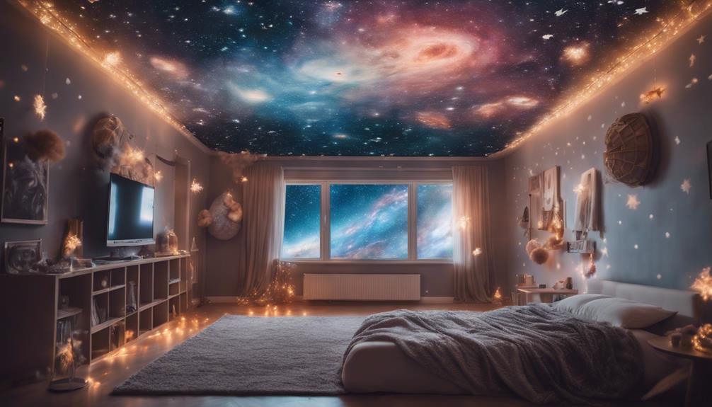 cosmic themed room decor