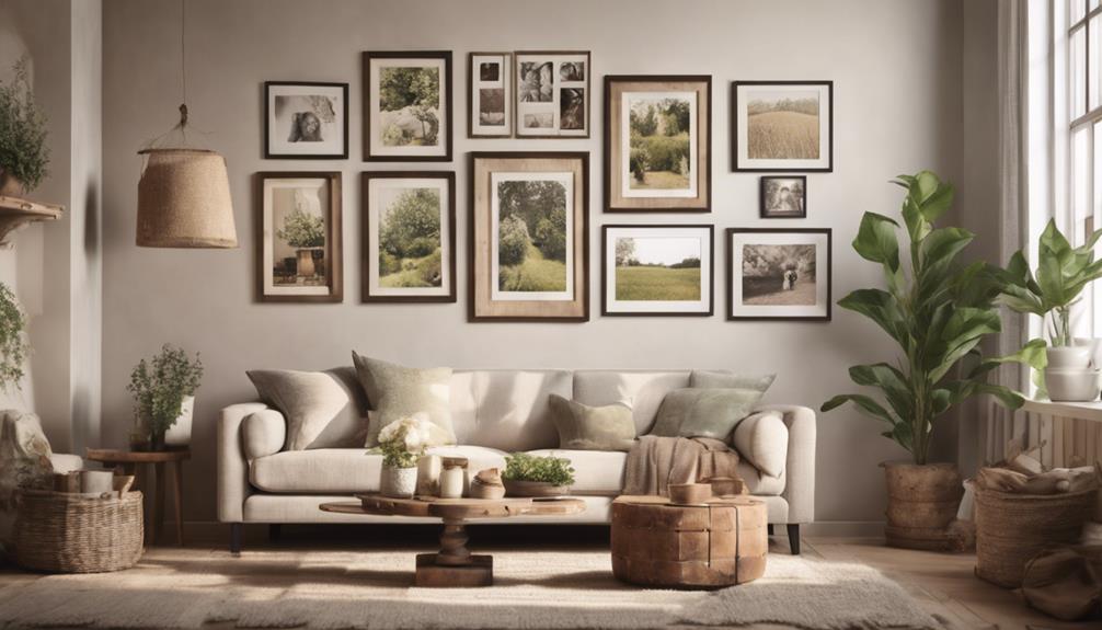 country inspired gallery wall tips