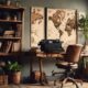 country inspired home office design