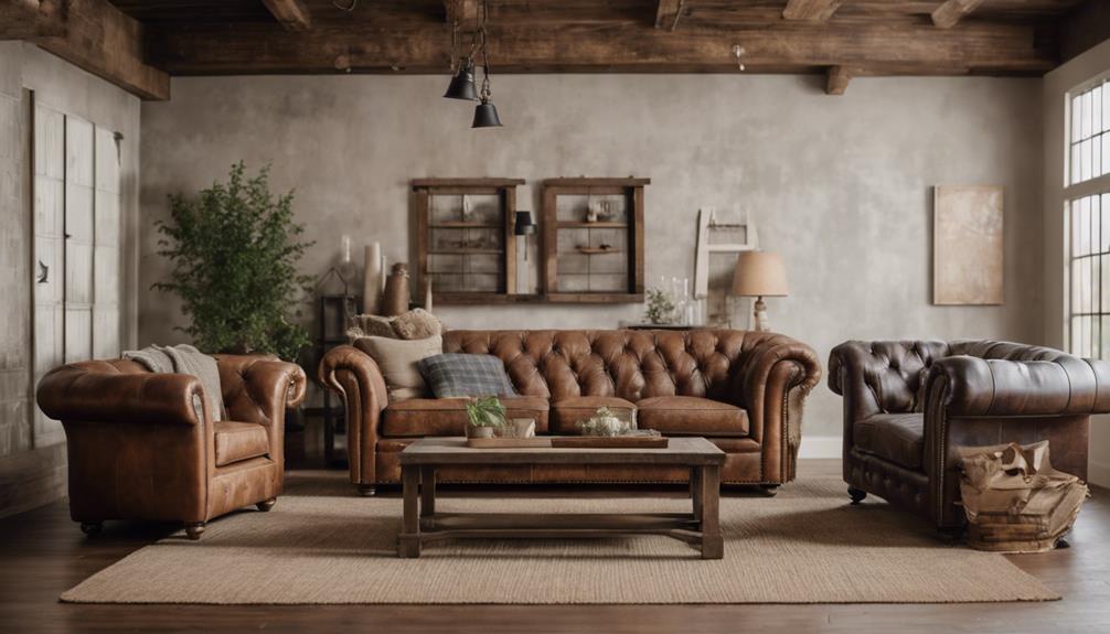 cozy farmhouse sofas feature