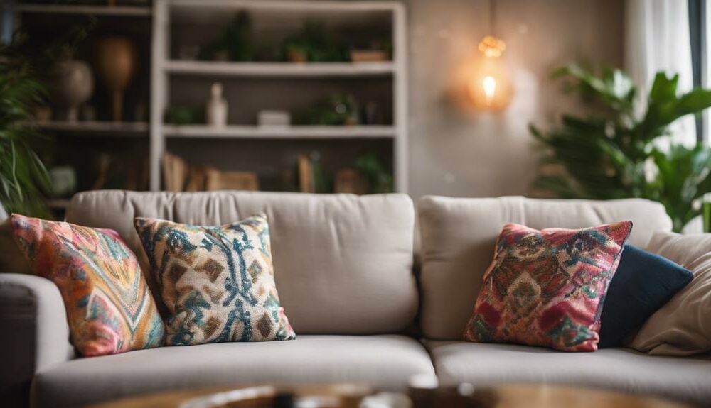 cozy stylish cushion accents