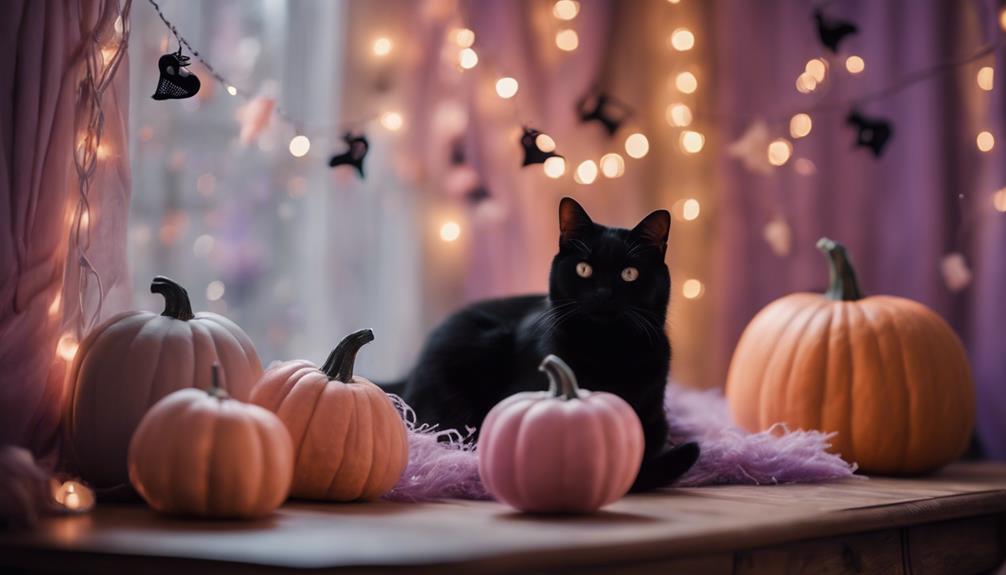cute spooky pastel decor
