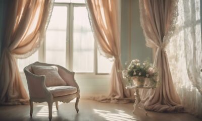 elegant curtains enhance aesthetics