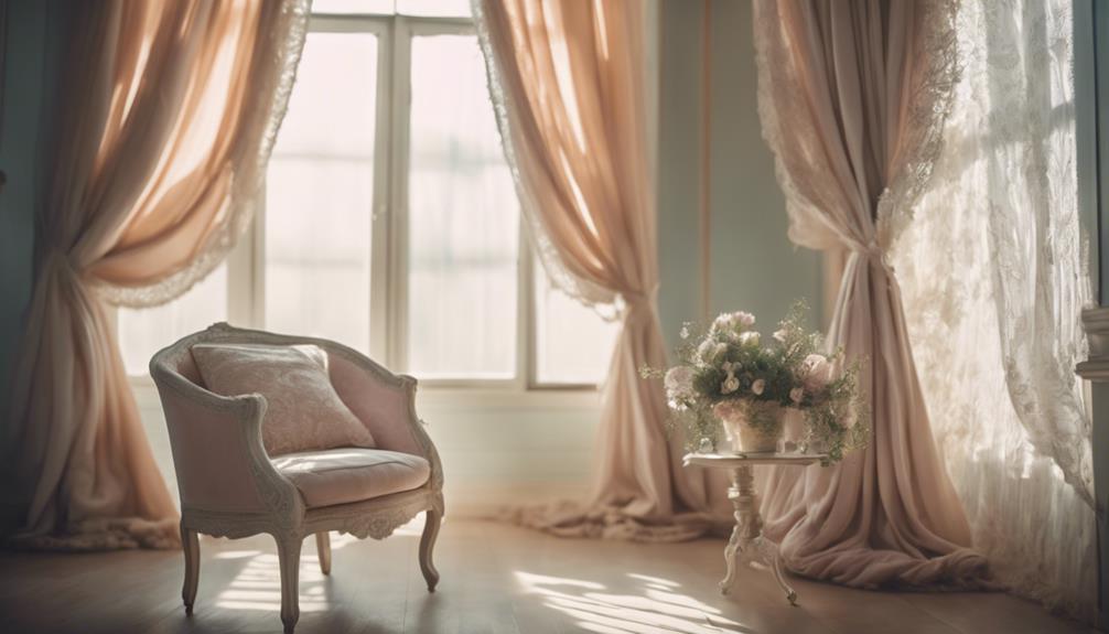 elegant curtains enhance aesthetics