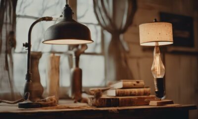farmhouse inspired table lamps shine