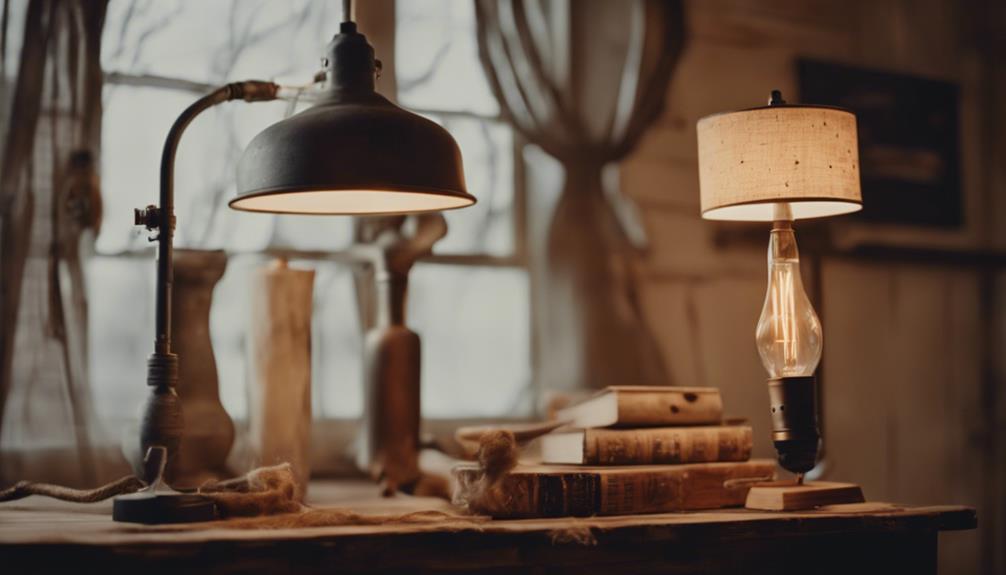 farmhouse inspired table lamps shine