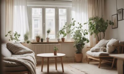 scandinavian oasis in apartment