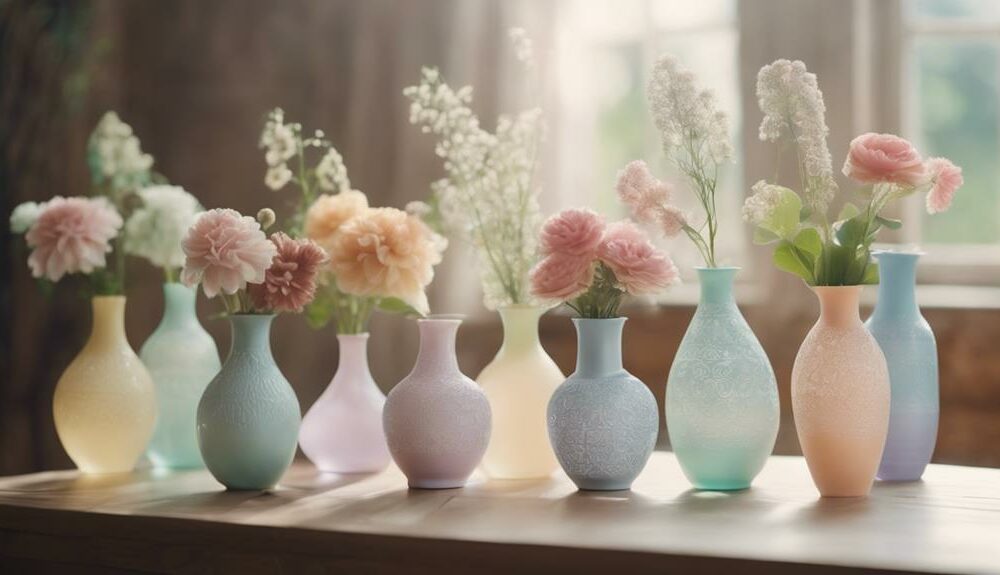 stylish vases enhance decor