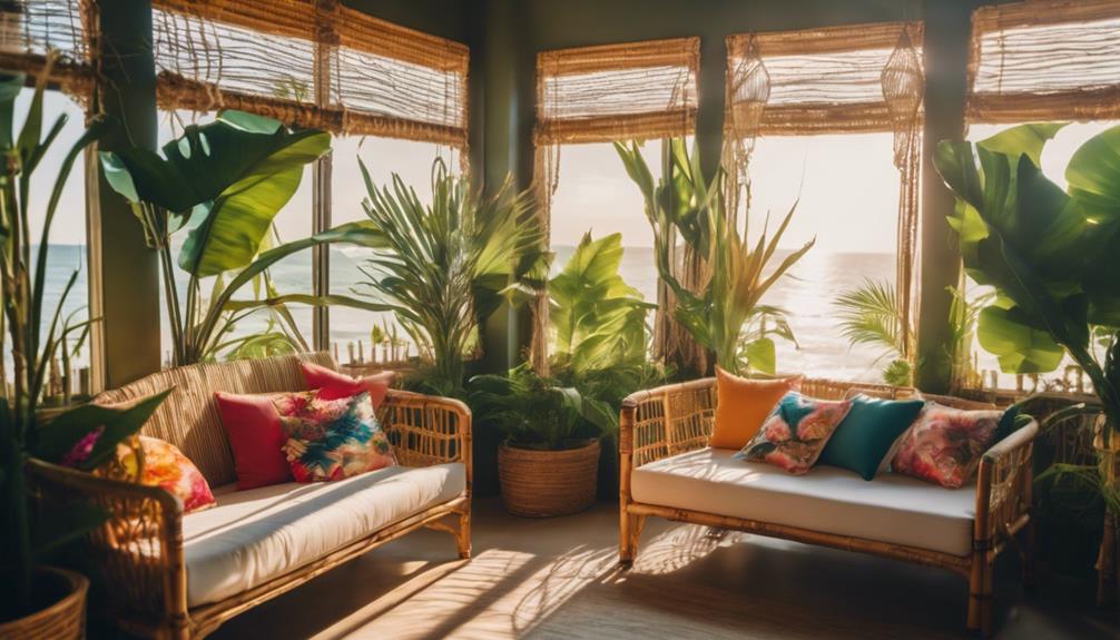 tropical paradise room decor