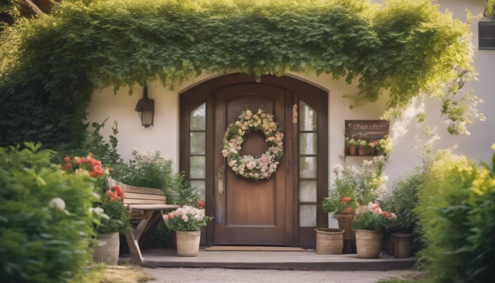 welcoming country entryway techniques