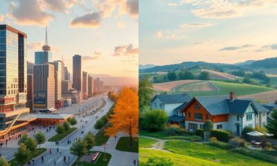 urban and rural design differences