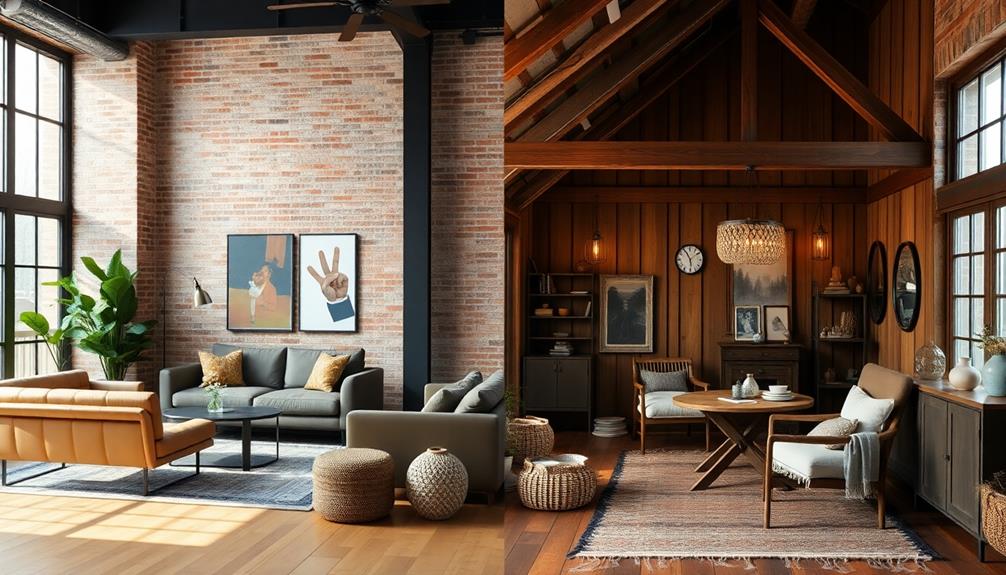 urban versus rural interiors