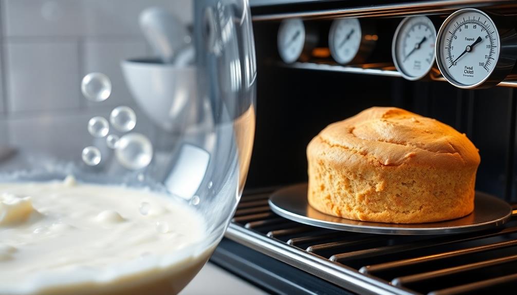 chemical leavening enhances structure