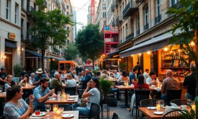 urban noise affects dining