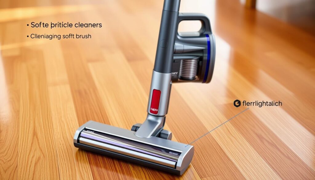 Key vacuum features for hardwood floors