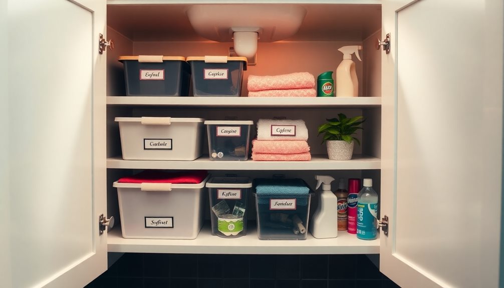 beneath sink storage solutions