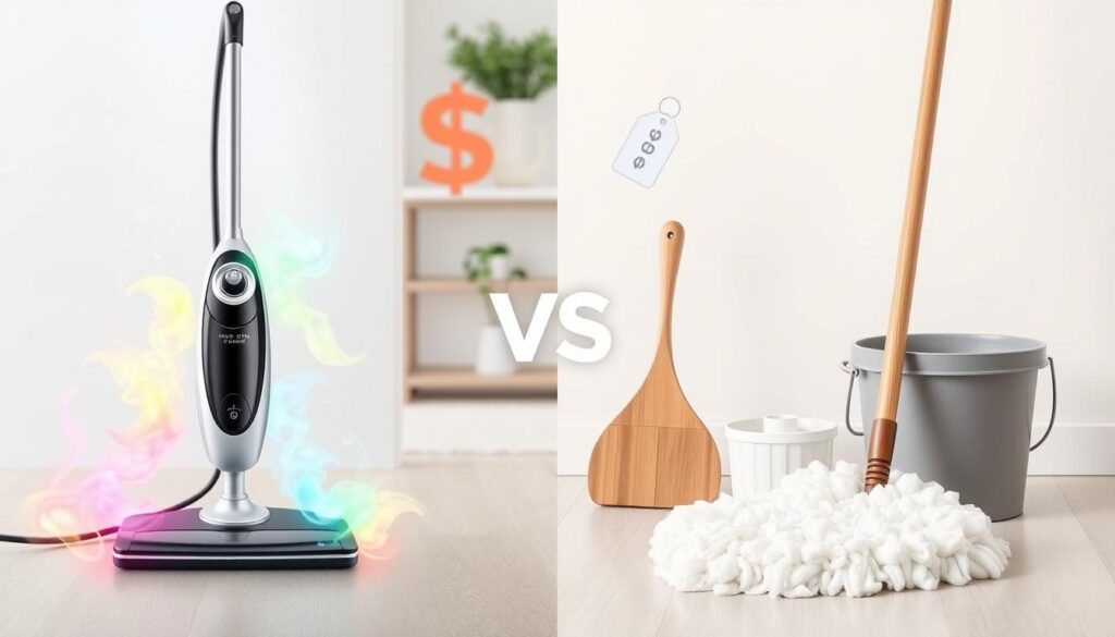 cost analysis steam mops vs traditional mops