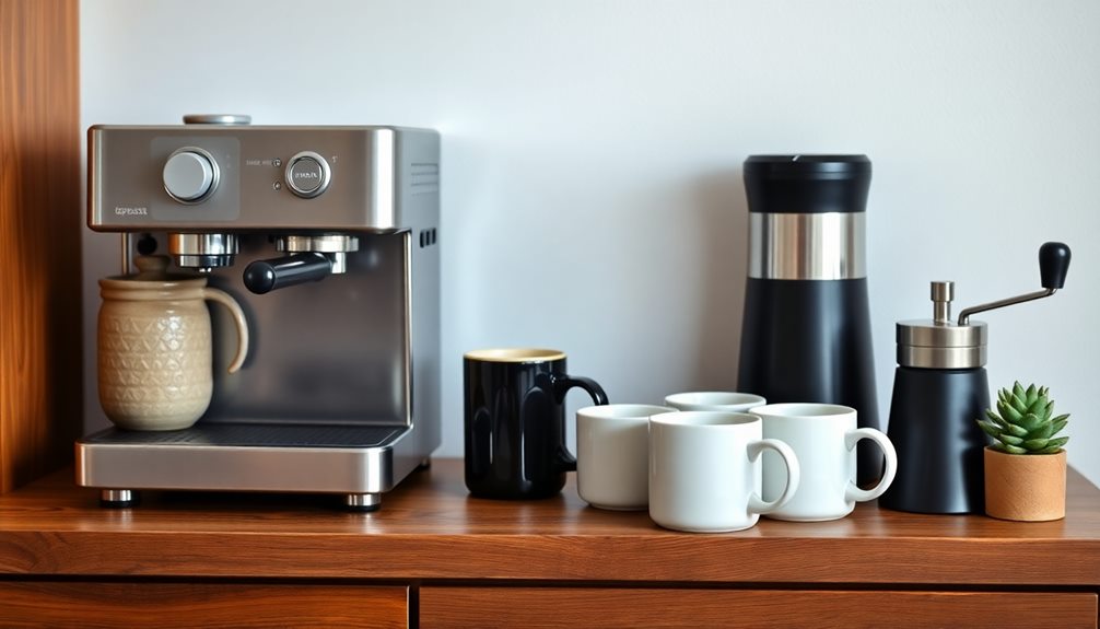 essential home coffee setup