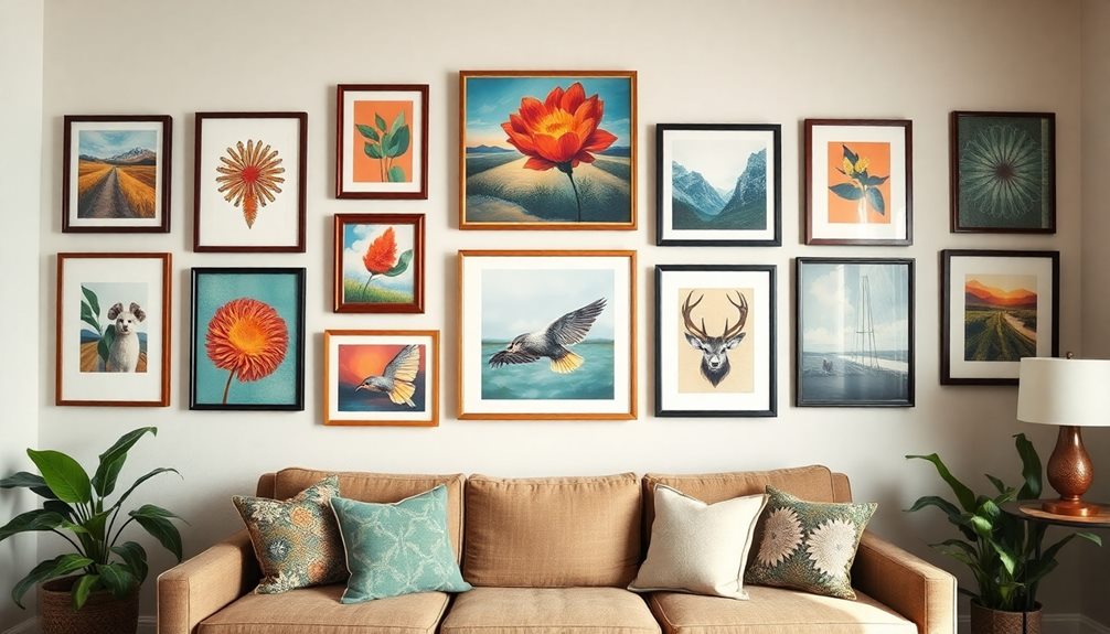 gallery wall layout ideas