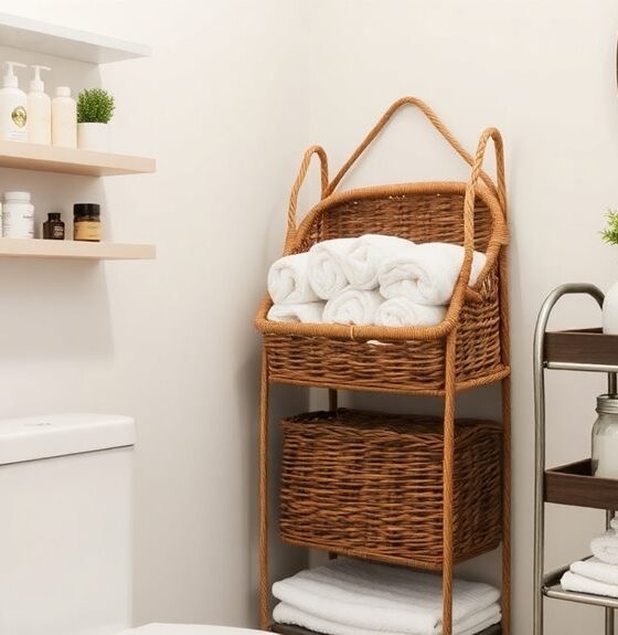 maximizing small bathroom storage