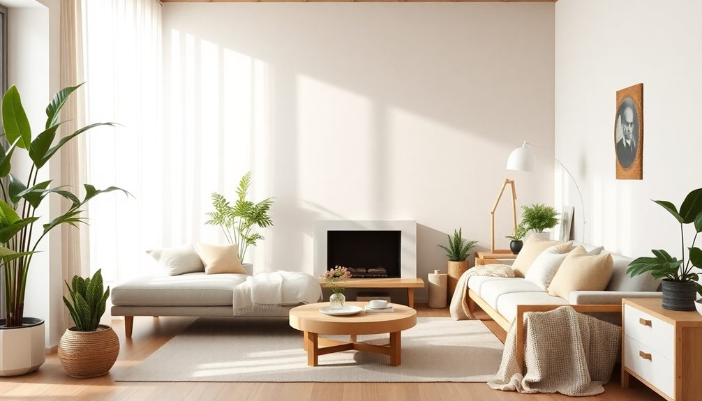 minimalist japanese scandinavian interior style