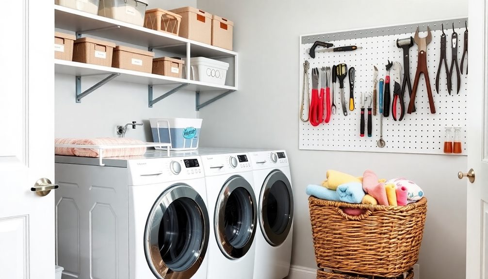 organized laundry room essentials