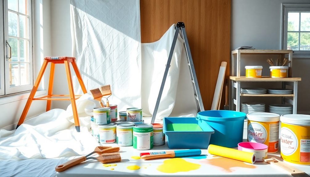 professional interior paint preparation