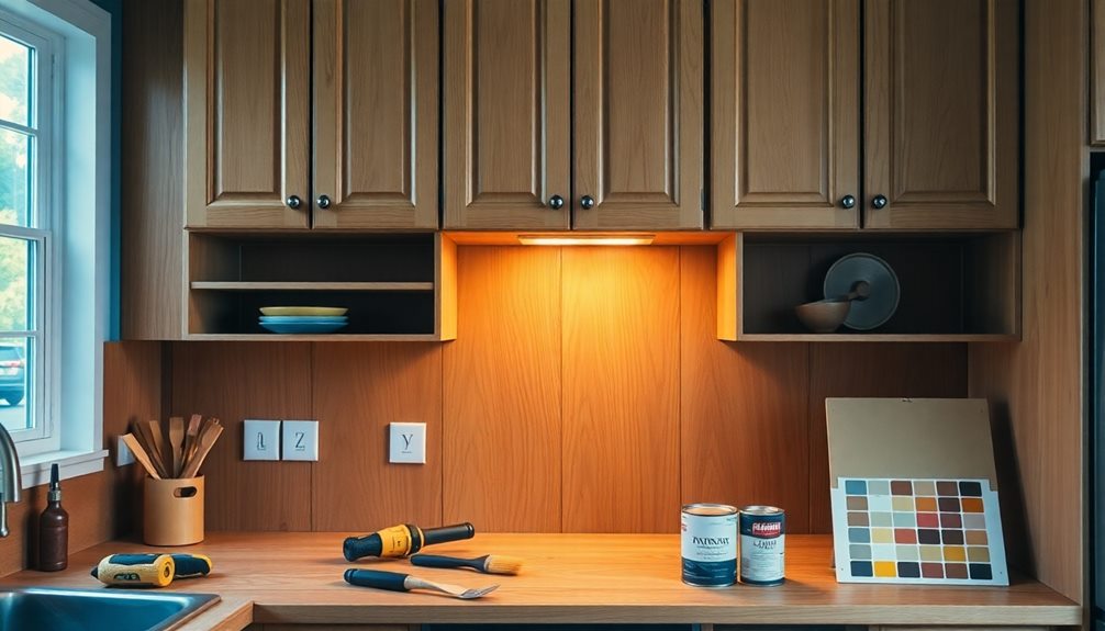 refinish kitchen cabinets yourself