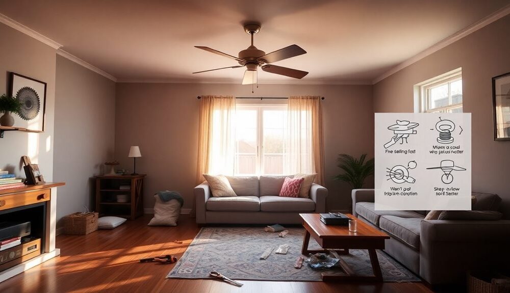 step by step ceiling fan guide