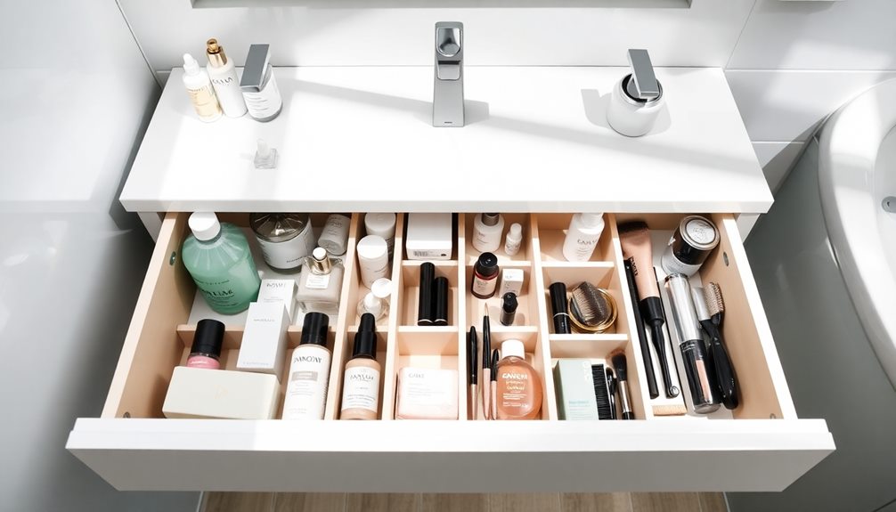 streamlined bathroom storage solutions