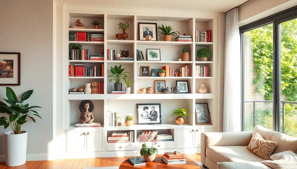 stylish bookshelf design tips