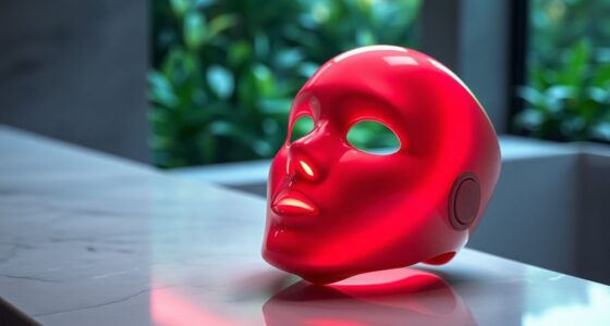 red led mask therapy