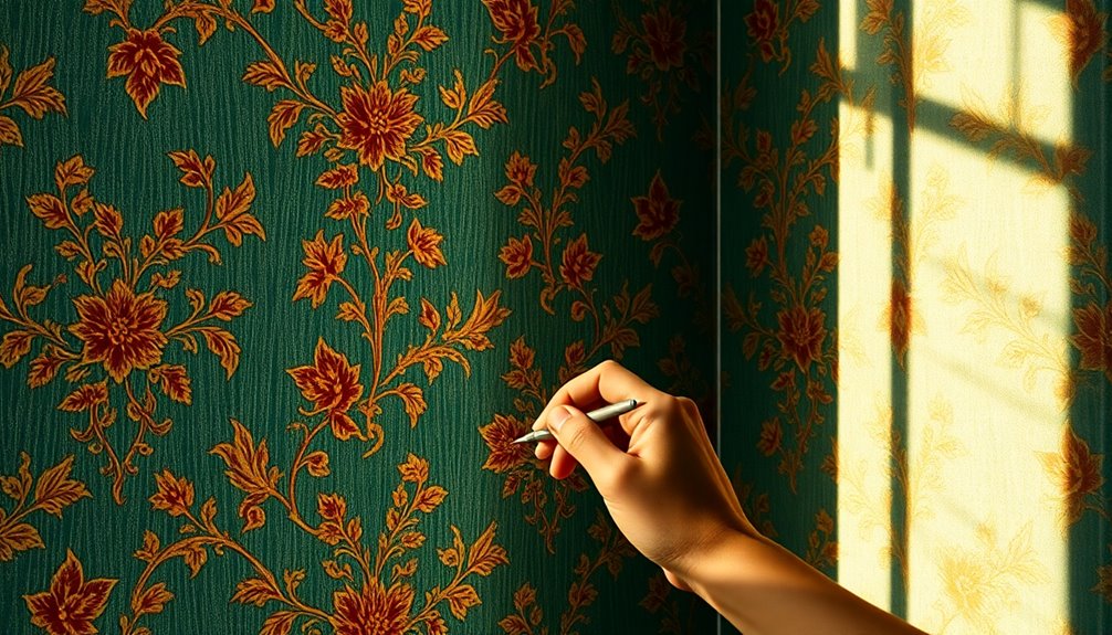 century old wallpaper discovery