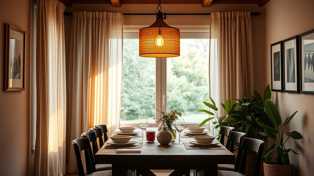 dining area lighting ideas
