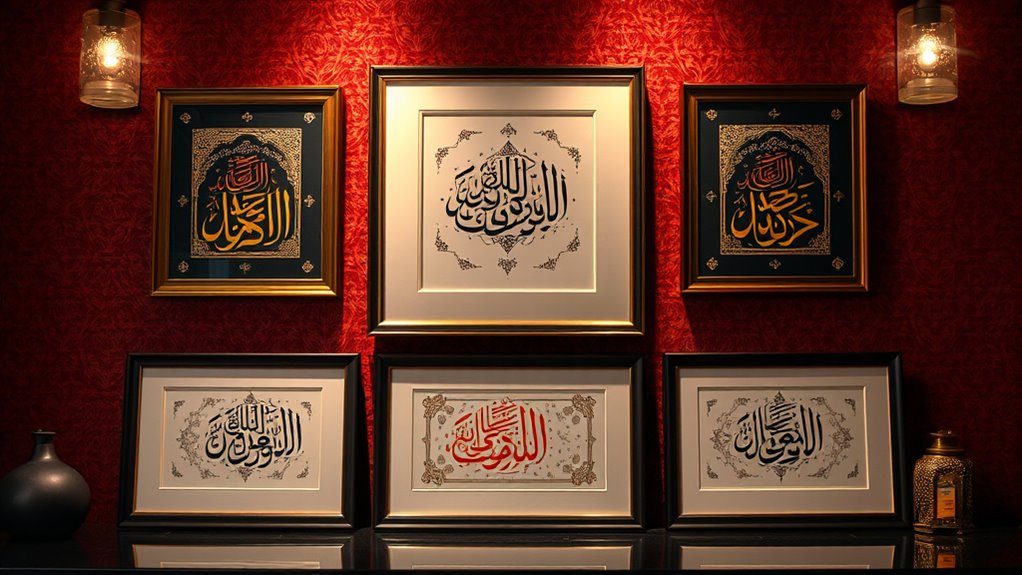 eid calligraphy print selection