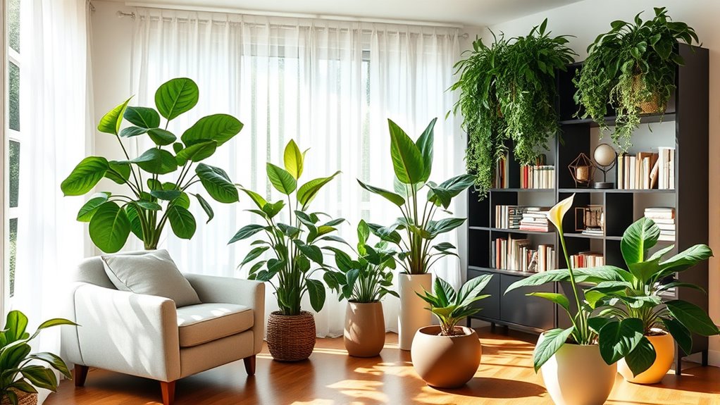 indoor plants beautify spaces