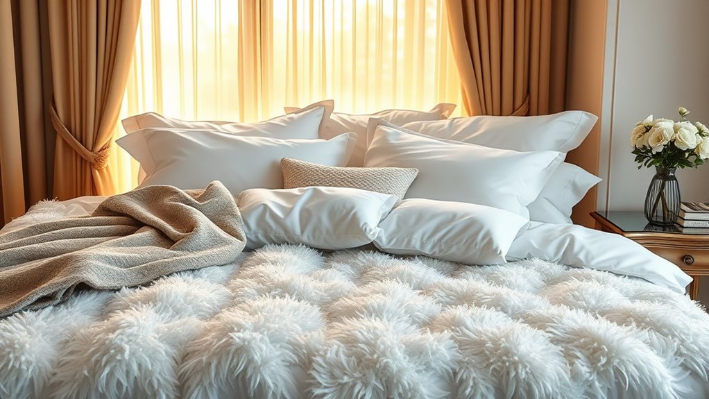 luxurious sleep with featherbeds