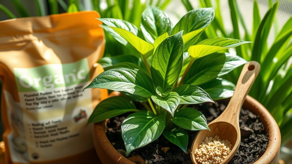 nourishing plants through soil