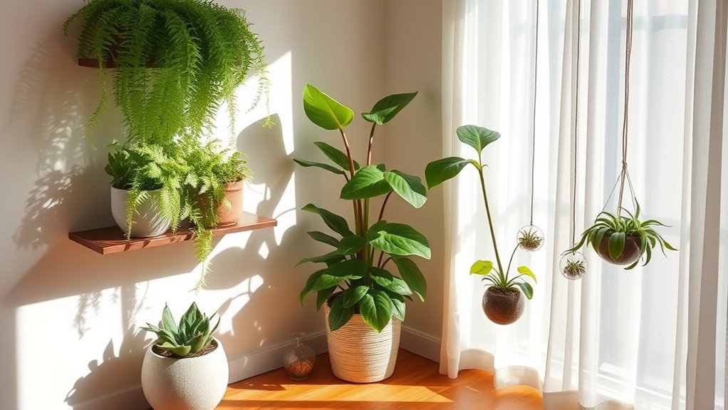 small space plant selection